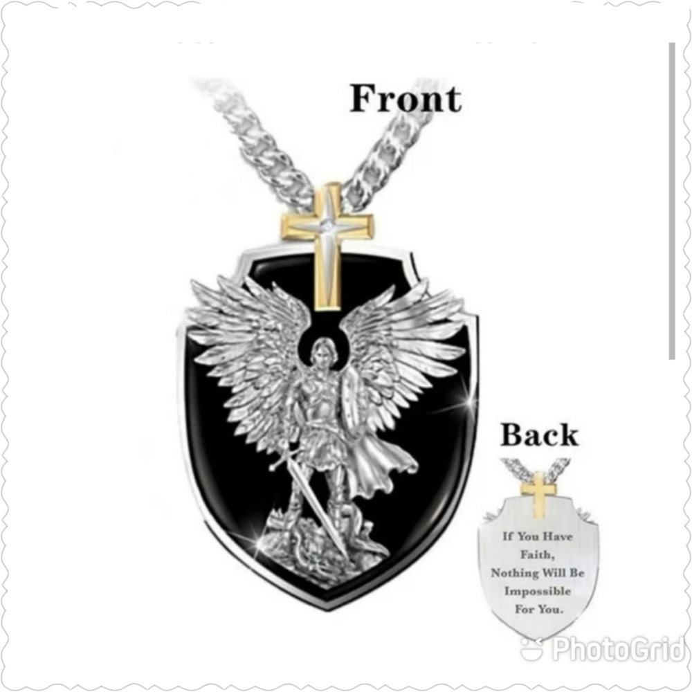 Defender Protector Angel necklace